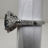 18KW Gold, Sapphire & Diamond Ring (Dayton, NJ) - 4