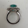 18KW Cuprian Tourmaline & Diamond Ring (Dayton, NJ) - 3