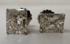 18KW Gold & Diamond Stud Earrings (Dayton, NJ)