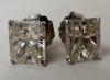 18KW Gold & Diamond Stud Earrings (Dayton, NJ) - 4