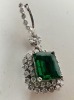 18KW Gold, Emerald & Diamond Earrings (Dayton, NJ) - 3
