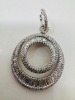 18KW Gold & Diamond Hoop Earrings (Dayton, NJ) - 3