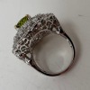 18KW Gold Peridot & Diamond Ring (Dayton, NJ) - 2