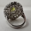 18KW Gold Peridot & Diamond Ring (Dayton, NJ) - 3