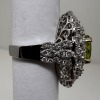 18KW Gold Peridot & Diamond Ring (Dayton, NJ) - 5