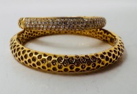 18KY Gold & Diamond Hoop Earrings (Dayton, NJ)
