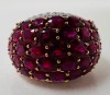 18KW Gold, Ruby & Diamond Ring (Dayton, NJ)