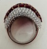 18KW Gold, Ruby & Diamond Ring (Dayton, NJ) - 3