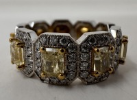 18K Gold & Diamond Eternity Band Ring (Dayton, NJ)