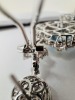18KW Gold, Aquamarine & Diamond Dangle Earrings (Dayton, NJ) - 4