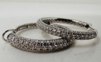 Roberto Coin 18K &Diamond Hoop Earrings (Dayton, NJ)