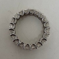 18KW Gold & Diamond Eternity Band Ring (Dayton, NJ)