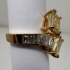 18KY Gold & Diamond By-Pass Ring (Dayton, NJ) - 2