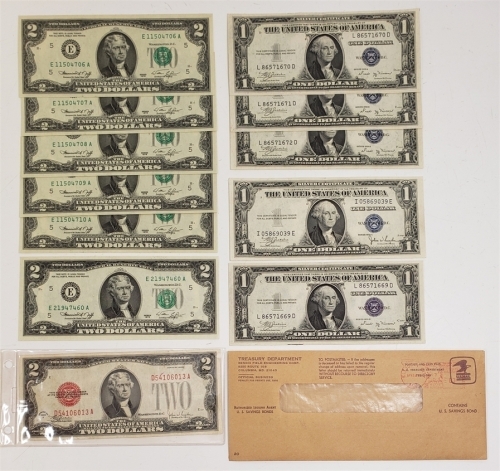 (12) U.S Paper Notes