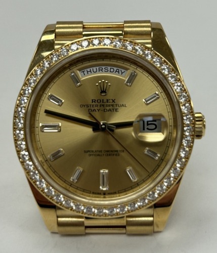 18K Rolex Oyster Perpetual Day Date Watch (Dayton, NJ)