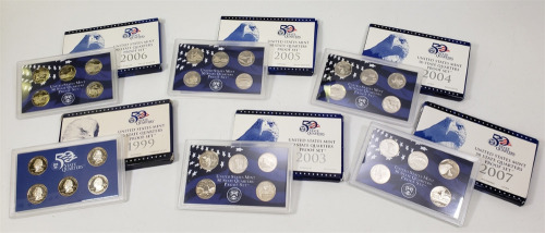 (6) U.S. Mint Quarter Proof Sets