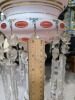 (2) Antique Glass Mantle Lusters - 6