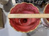 (2) Antique Glass Mantle Lusters - 7