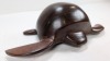 (3) Handmade Wooden Sea Turtle Figurines - 2