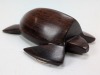 (3) Handmade Wooden Sea Turtle Figurines - 4