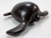 (3) Handmade Wooden Sea Turtle Figurines - 6