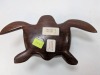 (3) Handmade Wooden Sea Turtle Figurines - 9