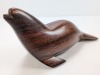 (3) Handmade Wooden Sea Lion Figurines - 6