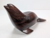 (3) Handmade Wooden Sea Lion Figurines - 8