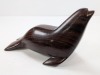 (3) Handmade Wooden Sea Lion Figurines - 9