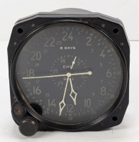 Waltham Watch Co. 8 Day WWII Aircraft Clock