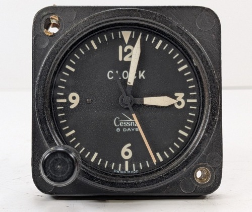Cessna 8 Day Aircraft Clock