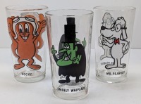 (3) Vintage Pepsi Glasses