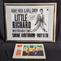 Little Richard Signed Poster and Film Lobby Card