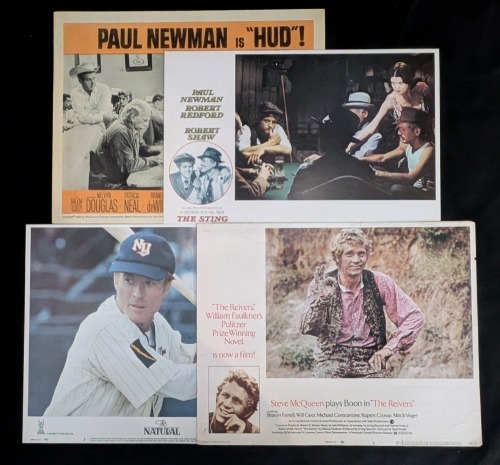 (4) Newman, Redford & McQueen Lobby Cards