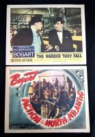 (2) Humphrey Bogart Lobby Cards