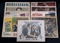 (9) Early Film Lobby Cards