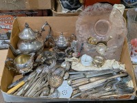 Teapot, Sugar, Creamer, Flatware, & More Collectibles