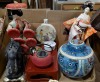 Japanese-Style Dolls, Vase, & More