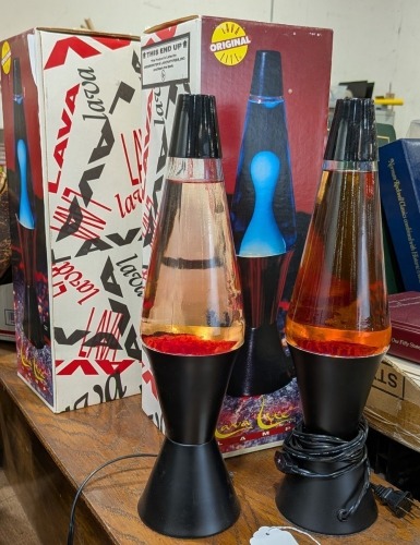 (2) Lava Lamps