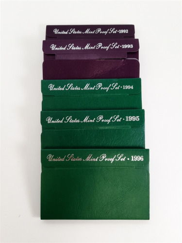 (5) U.S. Mint Proof Sets