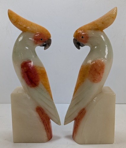 Stone Bird Bookends