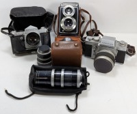 Kodak Reflex, Topcon, & Yashica Camera