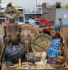 Native Pottery, Baskets, Figurines, & More Collectibles