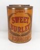 Antique Light Sweet Burley Tobacco Counter-Top Display Tin