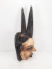 Carved Wooden Tribal-Style Mask - 3