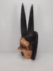 Carved Wooden Tribal-Style Mask - 4