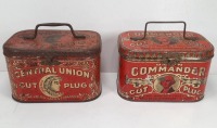 (2) Vintage-Antique Tobacco Tins
