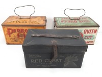 (3) Vintage-Antique Tobacco Tins