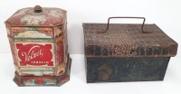 (2) Antique Tobacco Tins