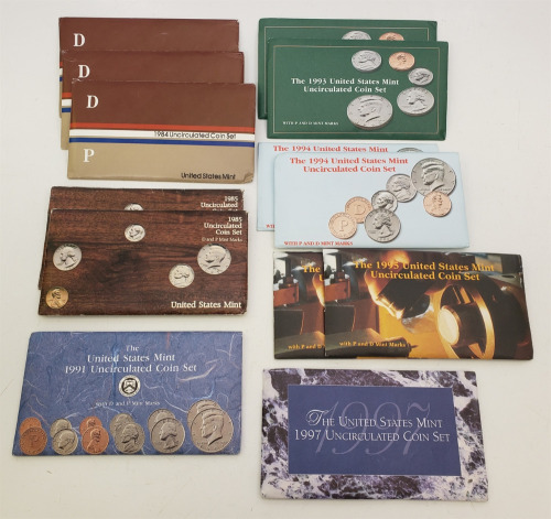 (13) Uncirculated Coin Sets